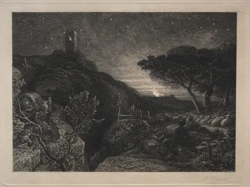 The Lonely Tower, by Samuel Palmer