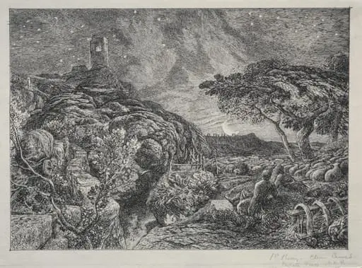 The Lonely Tower, by Samuel Palmer