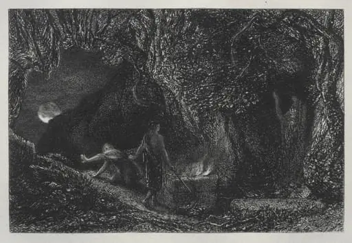 The Sepulchre, by Samuel Palmer
