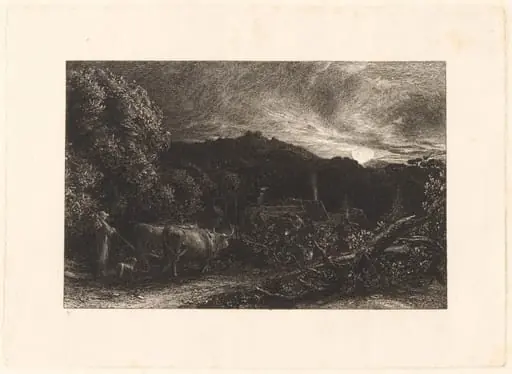 The Weary Ploughman, by Samuel Palmer