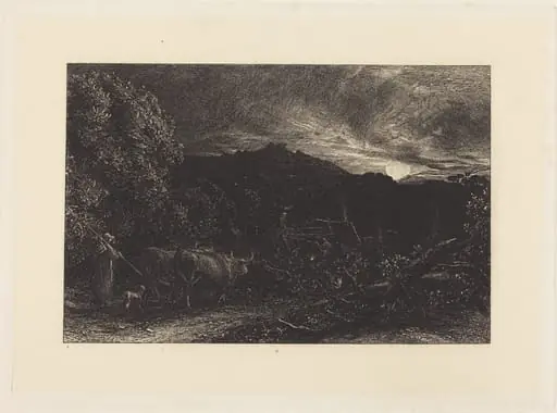 The Weary Ploughman, by Samuel Palmer