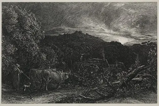 The Weary Plowman, by Samuel Palmer