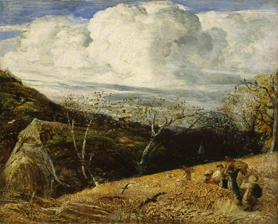 The White Cloud, by Samuel Palmer, oil, 1833