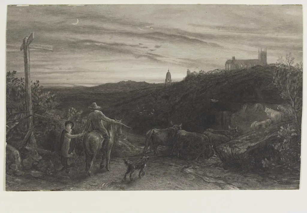 Untitled, by Samuel Palmer, 1865