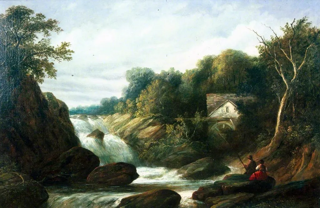 Mill, by Samuel Phillips Jackson, oil, 1892