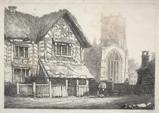 A Series of Ancient Buildings and Rural Cottages in the North of England: Helmsley, by Samuel Prout