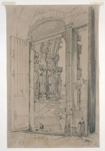 Amiens Cathedral, by Samuel Prout