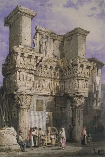 Forum of Nerva, Rome, by Samuel Prout