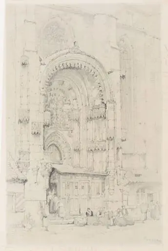 Prague Cathedral, by Samuel Prout