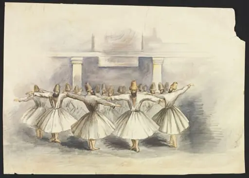 Dancing Dervishes of Constantinople, by Samuel Read