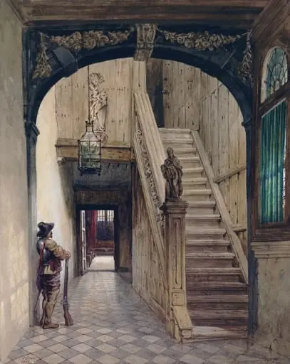 The Corridor, Brewer's Hall, Antwerp, by Samuel Read