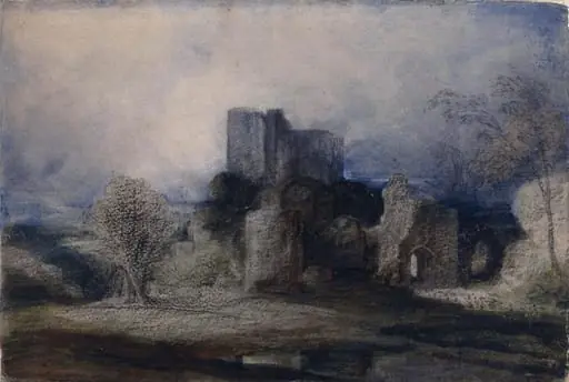 Ruins of a castle, by Samuel Reynolds