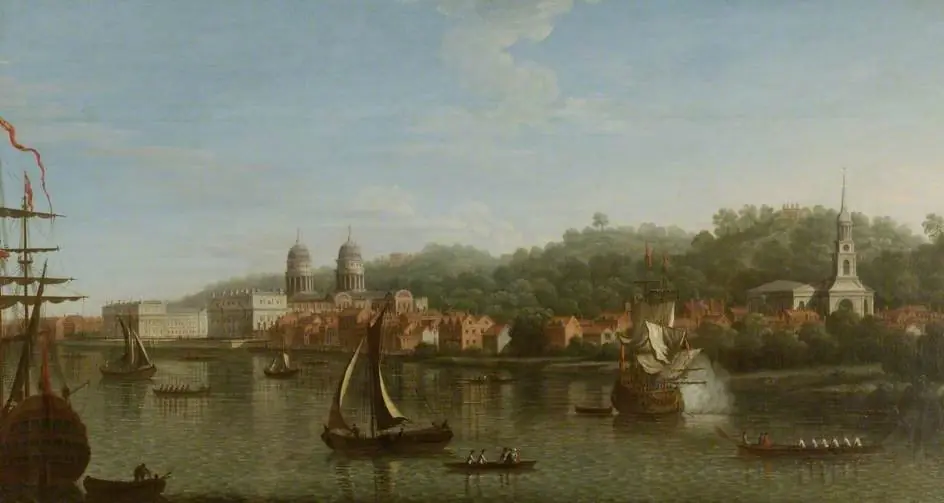 The Thames at Greenwich, by Samuel Scott