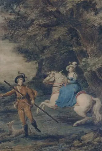 The Huntress, by Samuel Shelley
