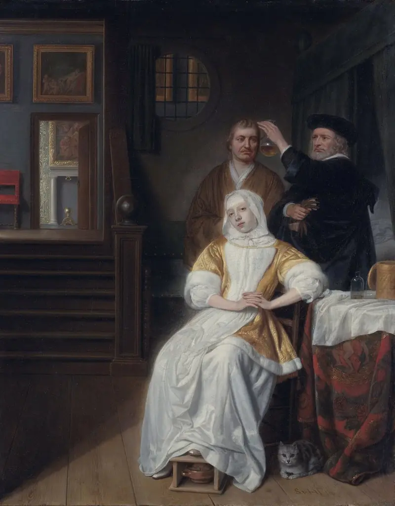 'The anemic lady', by Samuel van Hoogstraten