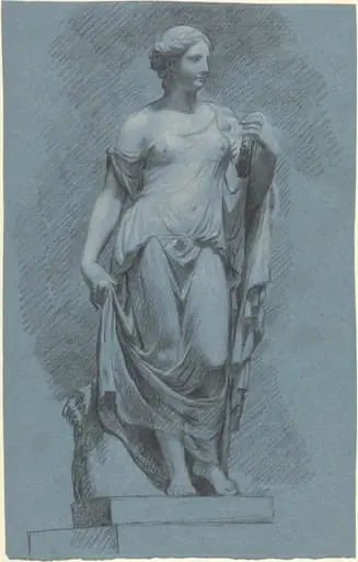 The "Farnese Flora" at Stourhead, by Samuel Woodforde