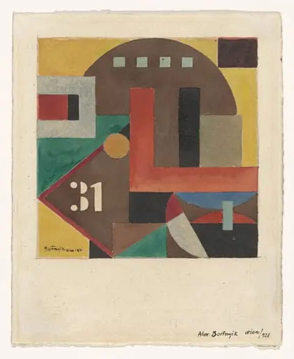 Untitled, by Sándor (Alexander) Bortnyik