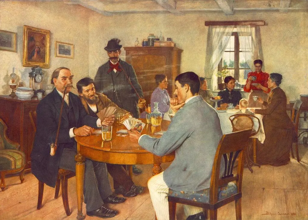 Sunday Afternoon, by Sándor Bihari
