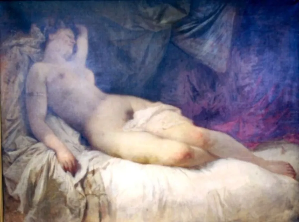 Venus dormind, by Sándor Liezen-Mayer, unspecified, 1850