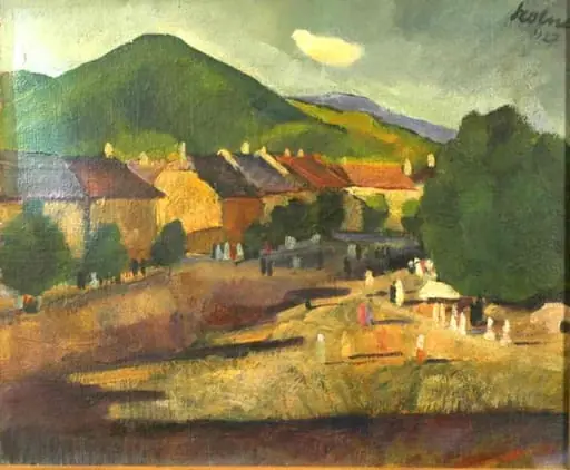 Peisaj din Baia Mare, by Sándor Szolnay