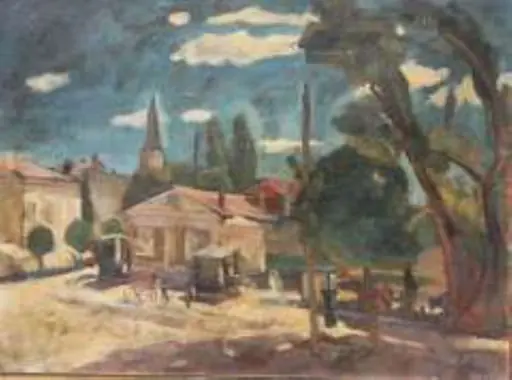 Peisaj din Cluj, by Sándor Szolnay