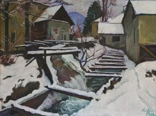 Moară la Baia Mare, by Sándor Ziffer