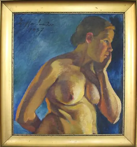 Nud, by Sándor Ziffer, 1937