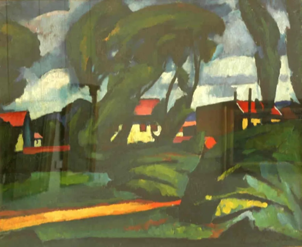 Parcul Școlii de pictură din Baia Mare, by Sándor Ziffer, unspecified, 1923