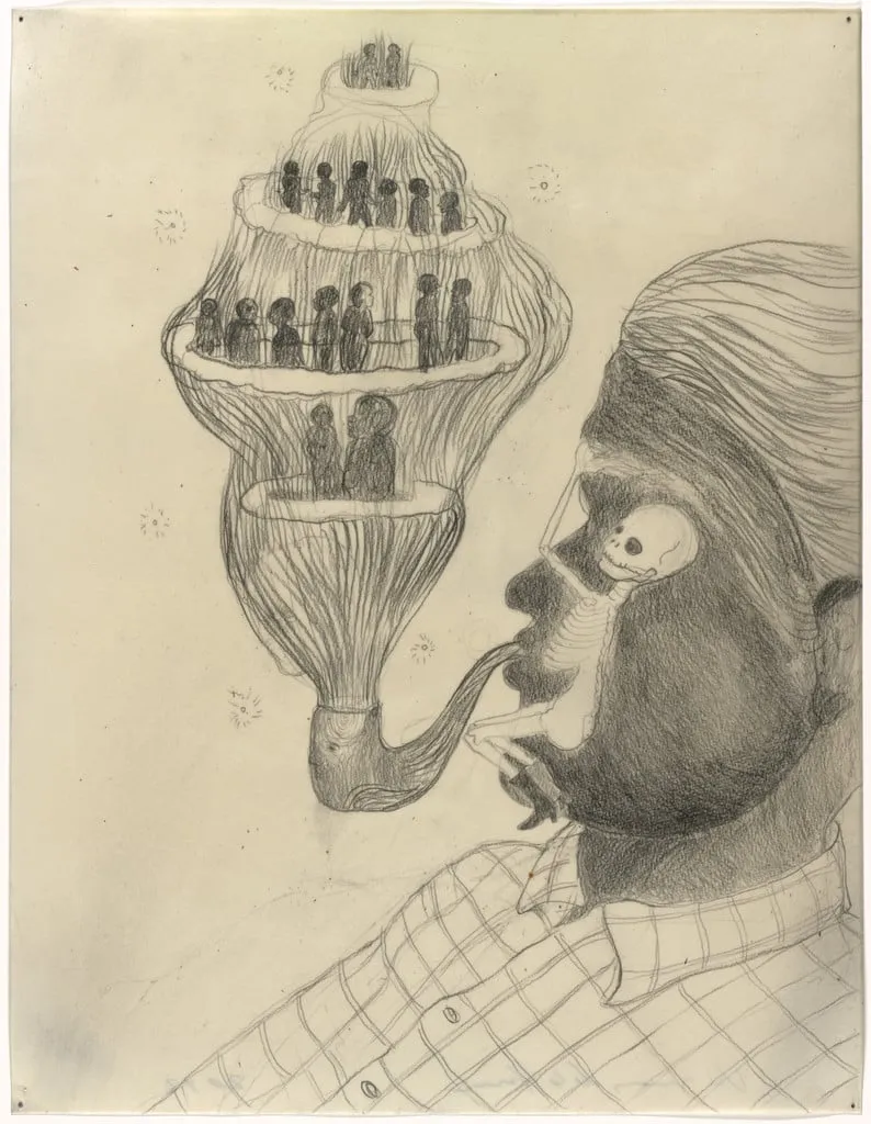 Untitled, by Sandra Vásquez de la Horra, graphite, 2012