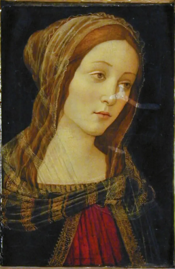 Head of a Saint, by Sandro Botticelli