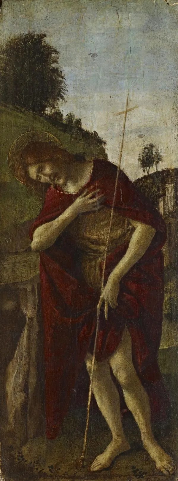 Saint John the Baptist, by Sandro Botticelli, unspecified, 1487