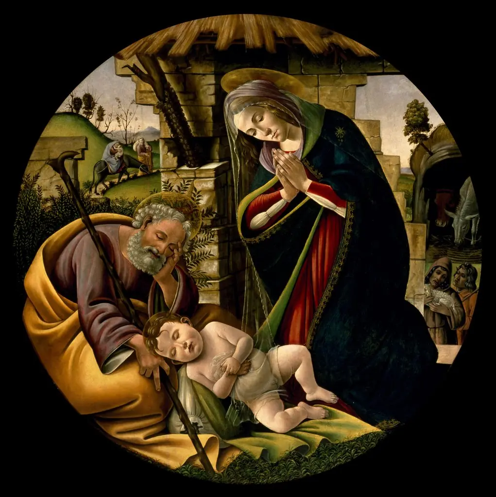 The Adoration of the Christ Child, by Sandro Botticelli