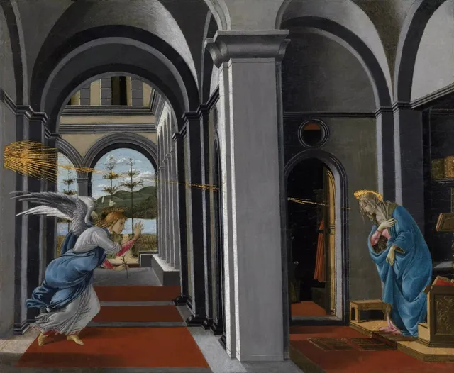 The Annunciation, by Sandro Botticelli