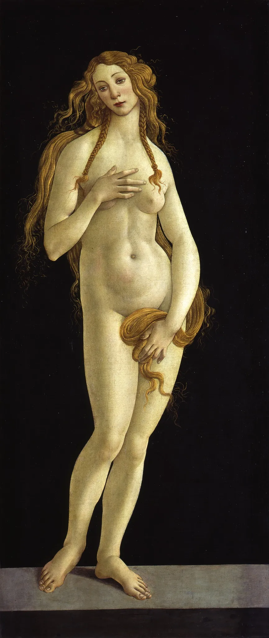 Venus, by Sandro Botticelli, paint, 1496