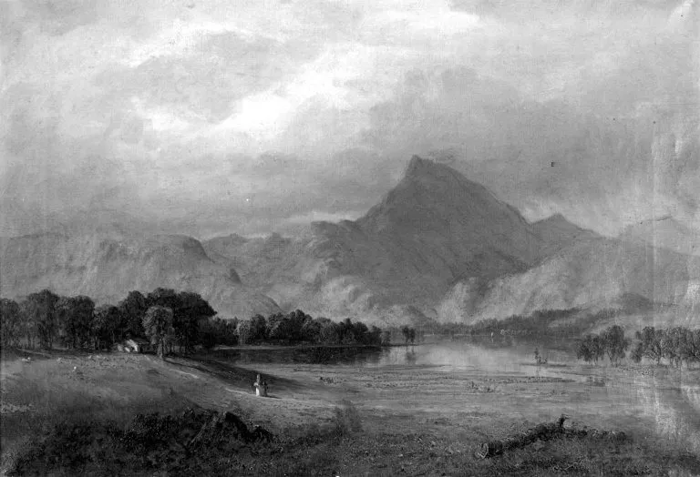 Derwentwater, by Sanford Robinson Gifford, oil, 1856