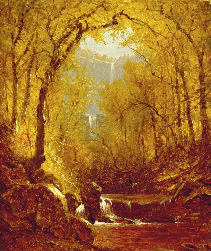 Kaaterskill Falls, by Sanford Robinson Gifford