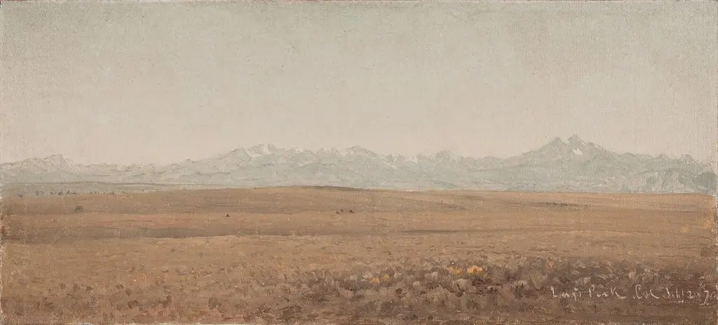 Longs Peak, Colorado, by Sanford Robinson Gifford