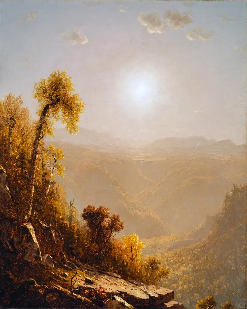 October in the Catskills, by Sanford Robinson Gifford