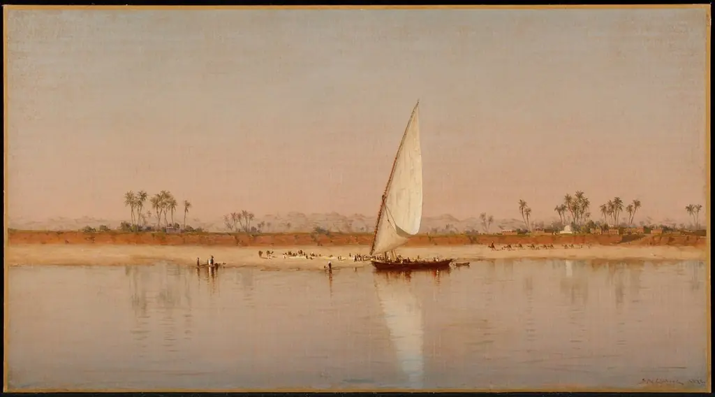 On the Nile, by Sanford Robinson Gifford