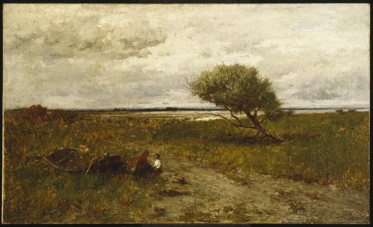 The Coast of New England, by Sanford Robinson Gifford, oil