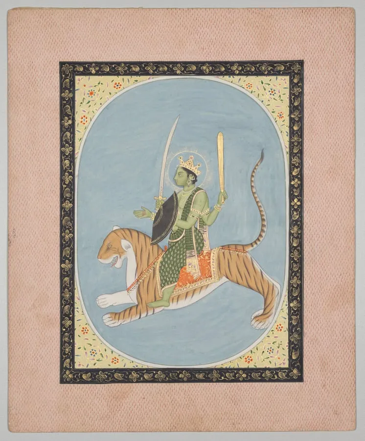 Mars, from a Mandi Astrology Series, by Sanju, unspecified