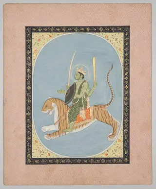 Mars, from a Mandi Astrology Series, by Sanju