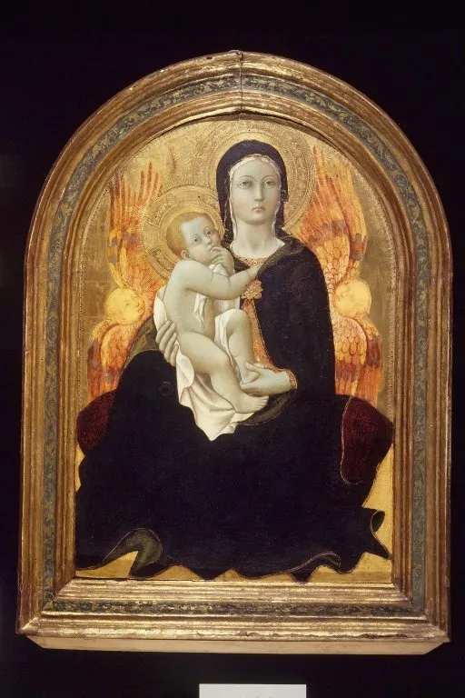 Madonna of humility, by Sano di Pietro, unspecified, 1440