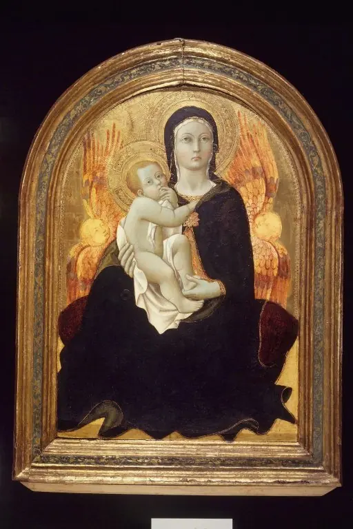 Madonna of humility, by Sano di Pietro