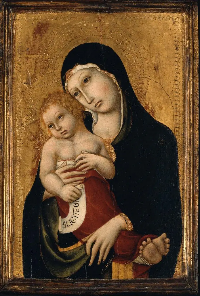 Virgin and Child, by Sano di Pietro