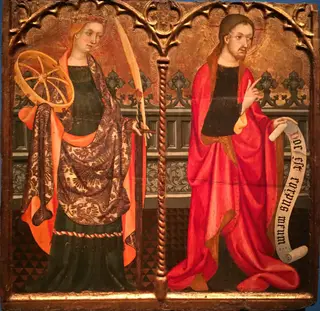 Santa Caterina d'Alexandria i Jesucrist