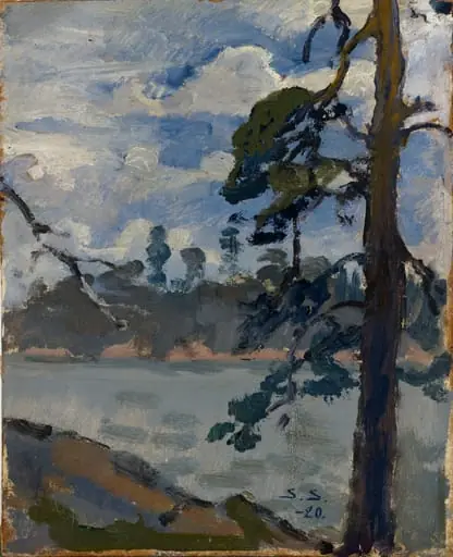 Järvimaisema, by Santeri Salokivi