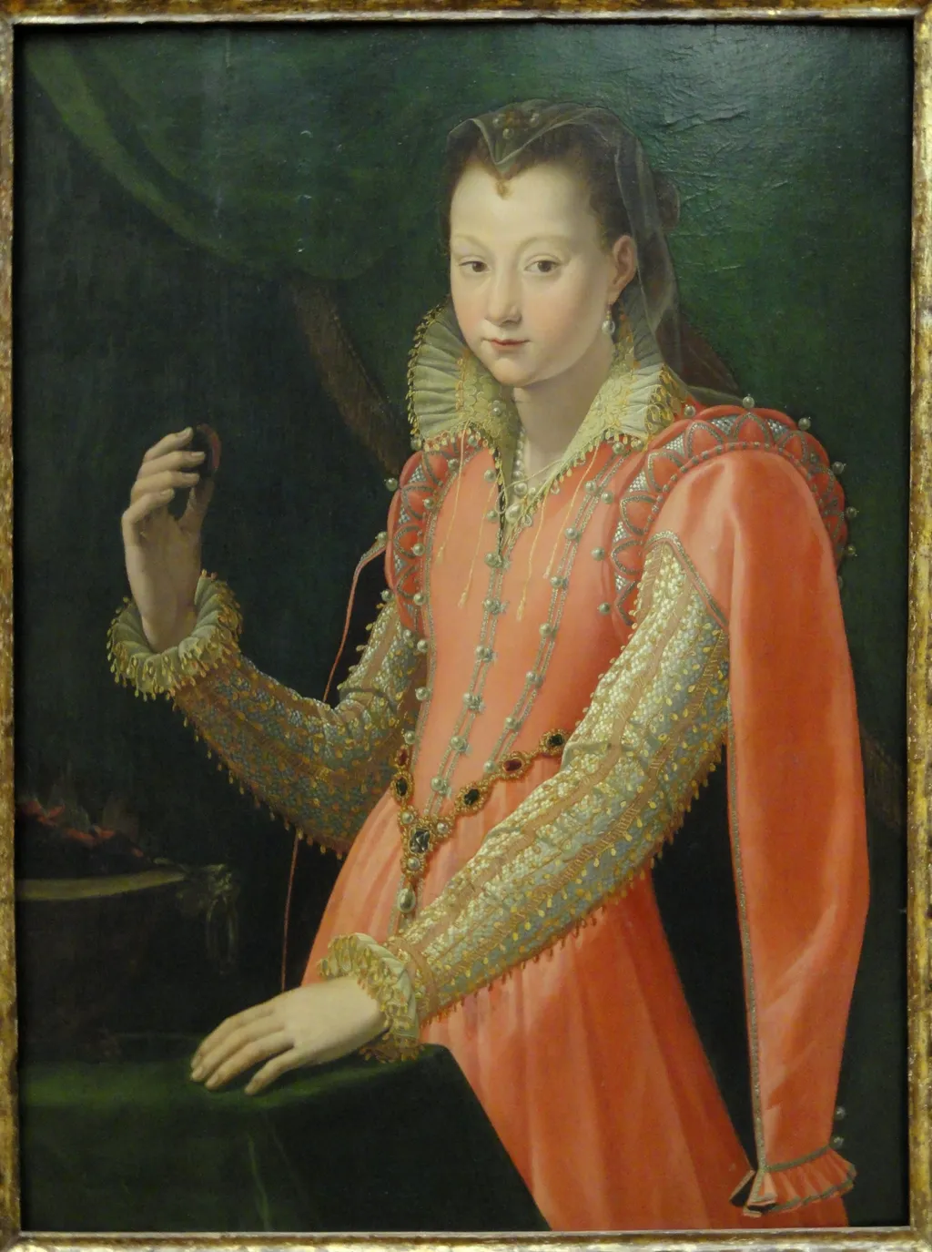 Portrait of a Young Woman as Portia Catonis, by Santi di Tito, unspecified, 1589