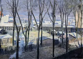 La Butte, by Santiago Rusiñol i Prats