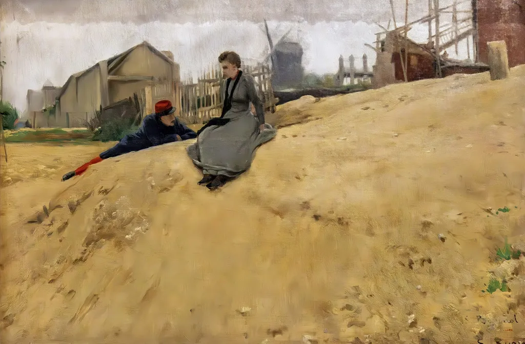 On Campaign, by Santiago Rusiñol i Prats, oil, 1896
